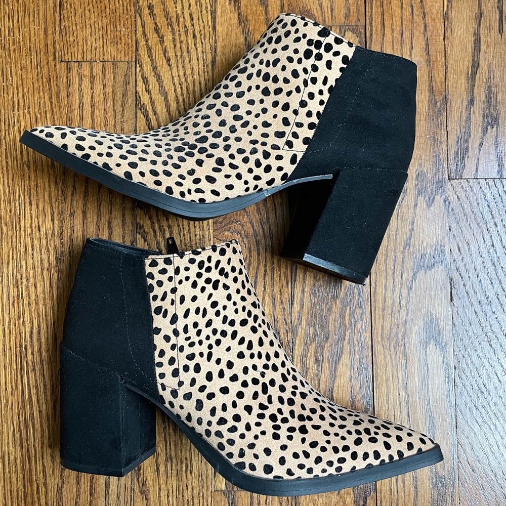 Leopard Booties